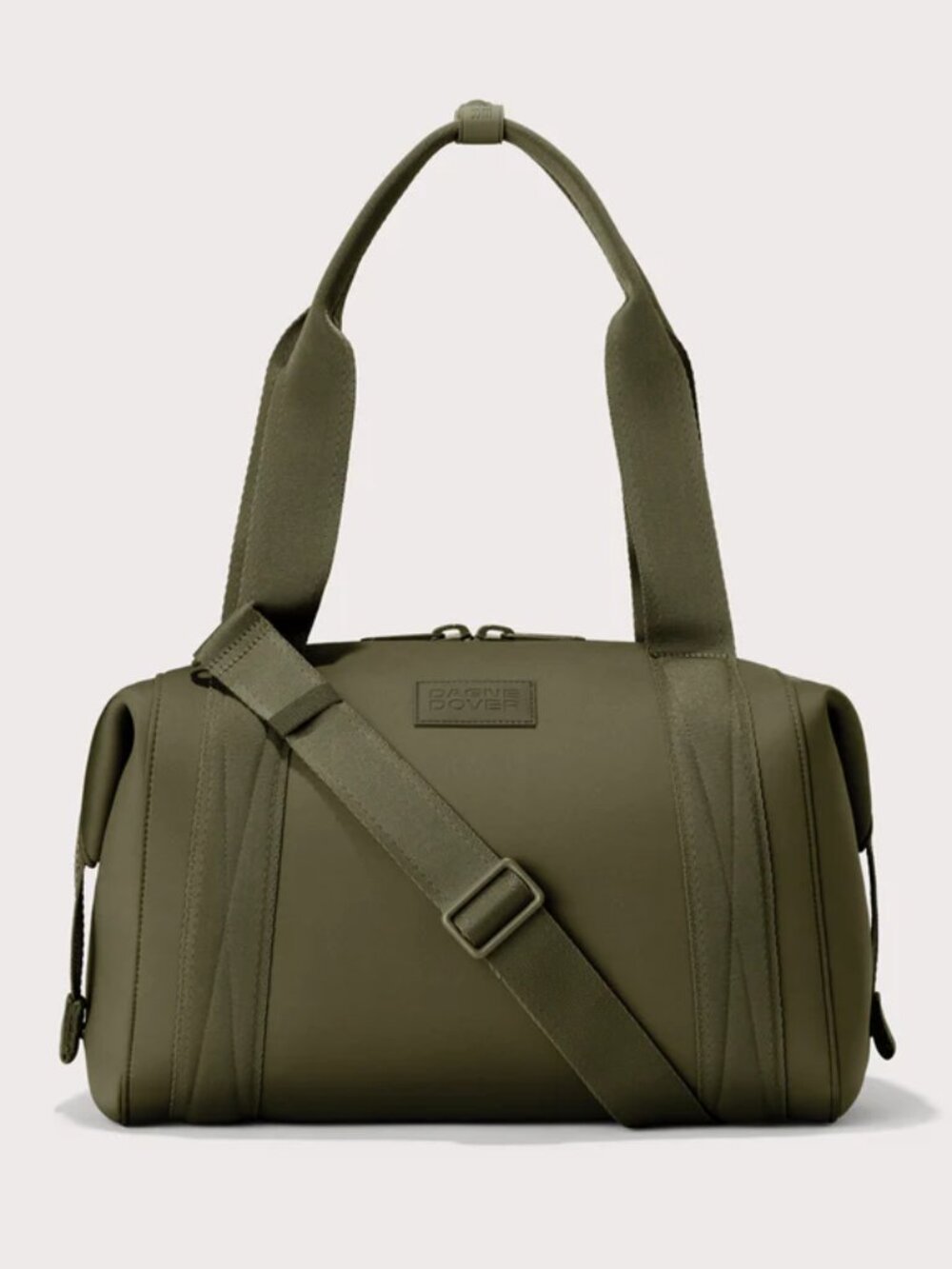 Dagne Dover Landon Medium Carryall Bag in Dark Moss - Picture 1 of 13